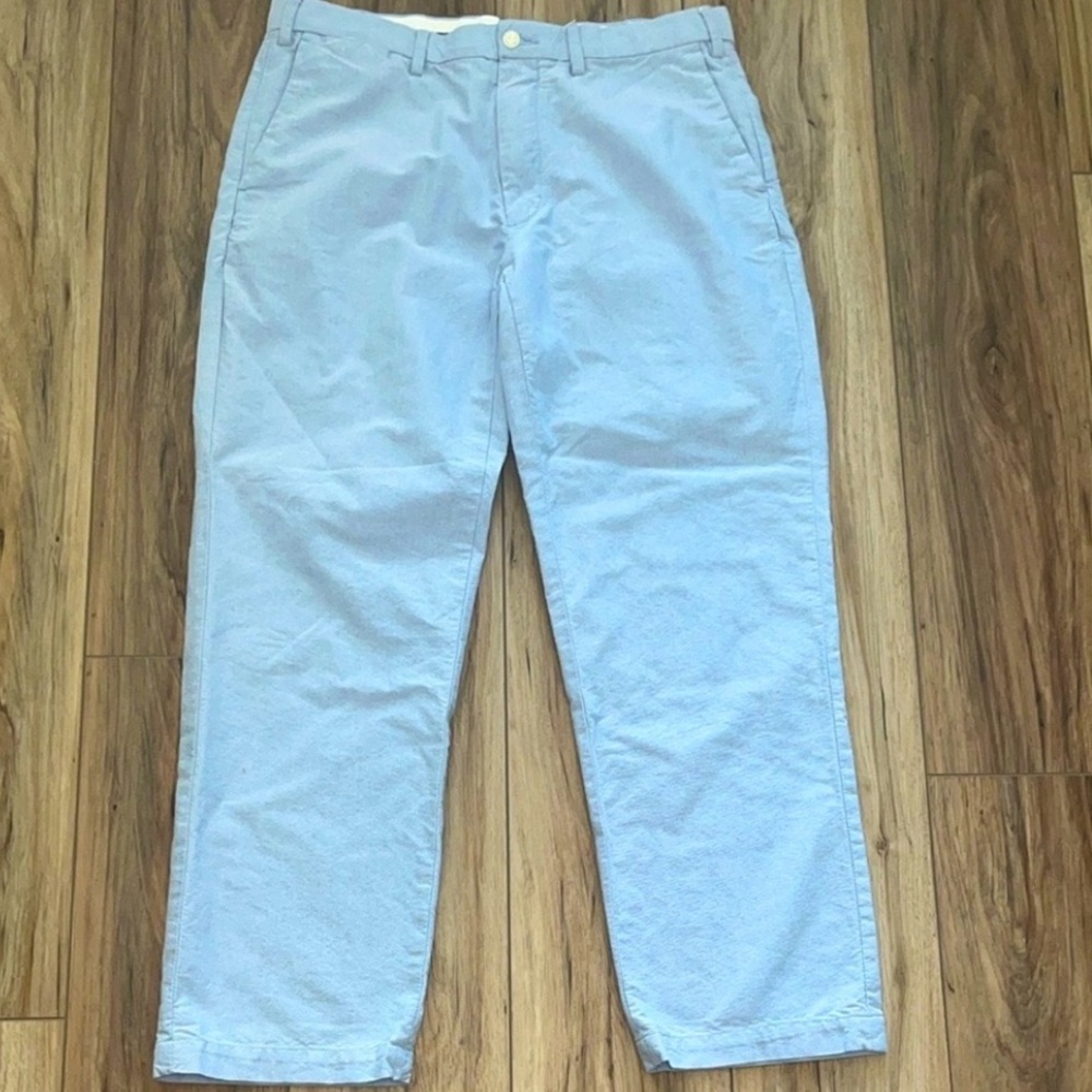 Polo Ralph Lauren Chambray Pants 36x30 Blue Preppy Coastal